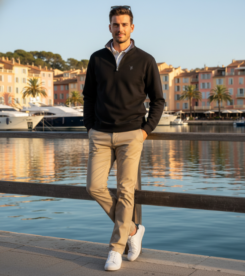 Turnberry Quarter Zip Smooth Knit