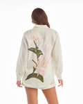 Floral shirt white