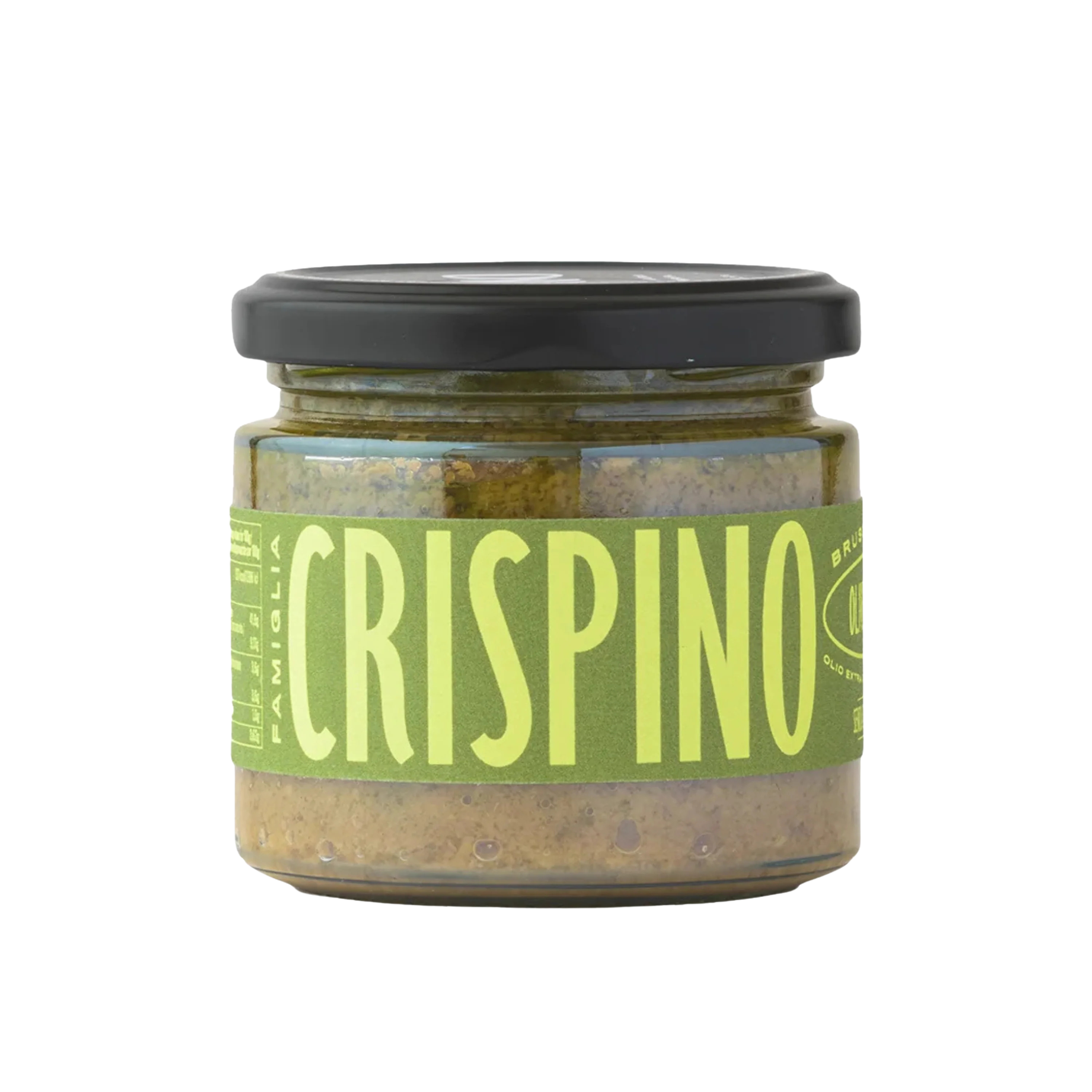 Famiglia Crispino Green Olive Bruschetta Spread — Tapenade Style Italian