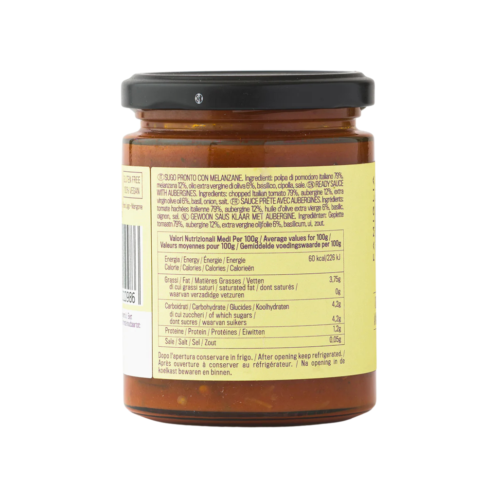 Famiglia Crispino Calabrese Eggplant Pasta Sauce — Melanzane Sugo