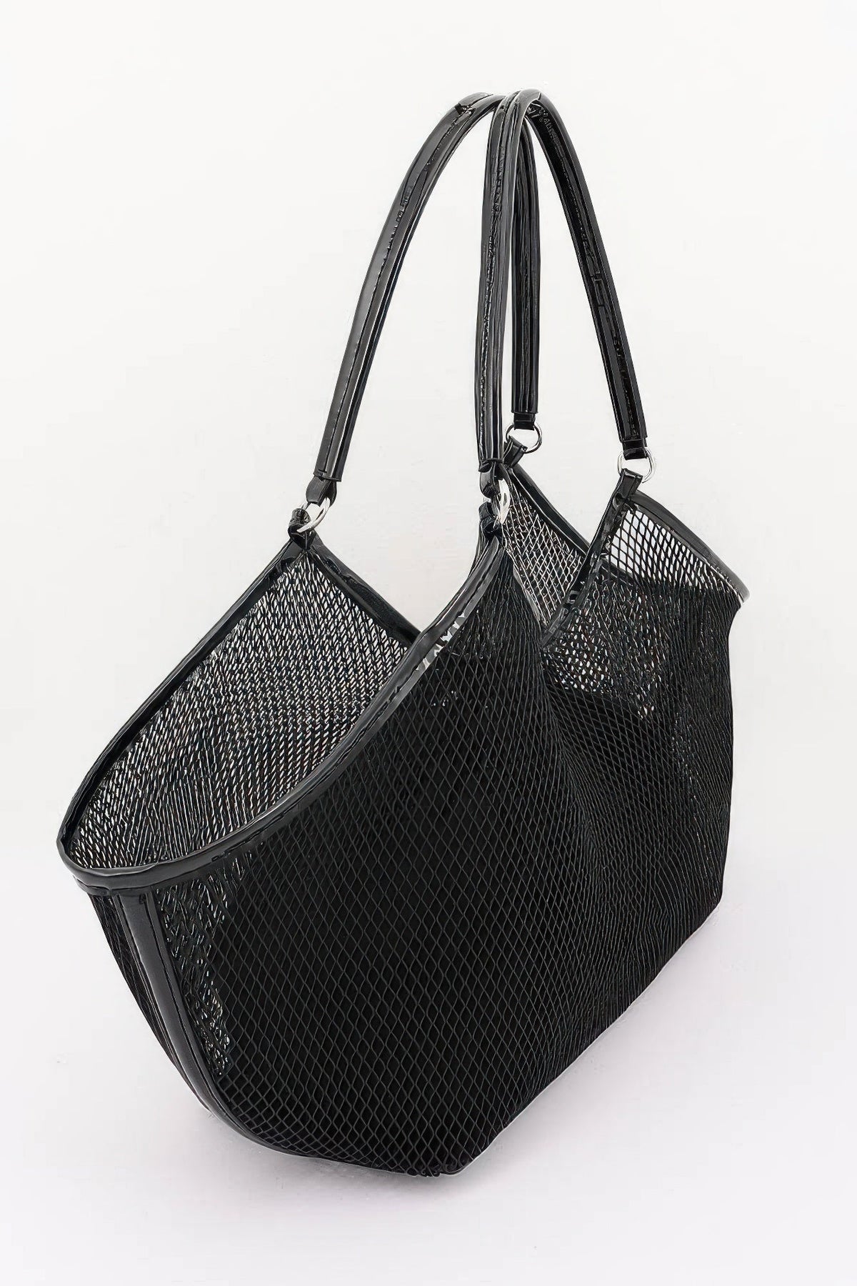 BYMANYC Women's Mesh Tote Bag with Removable Liner