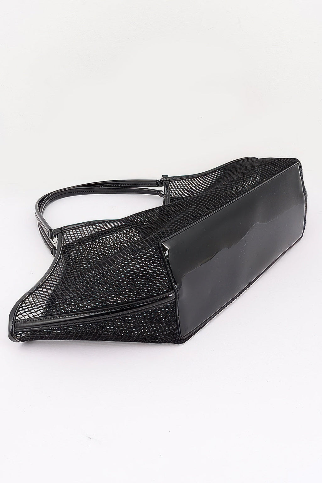 BYMANYC Women's Mesh Tote Bag with Removable Liner