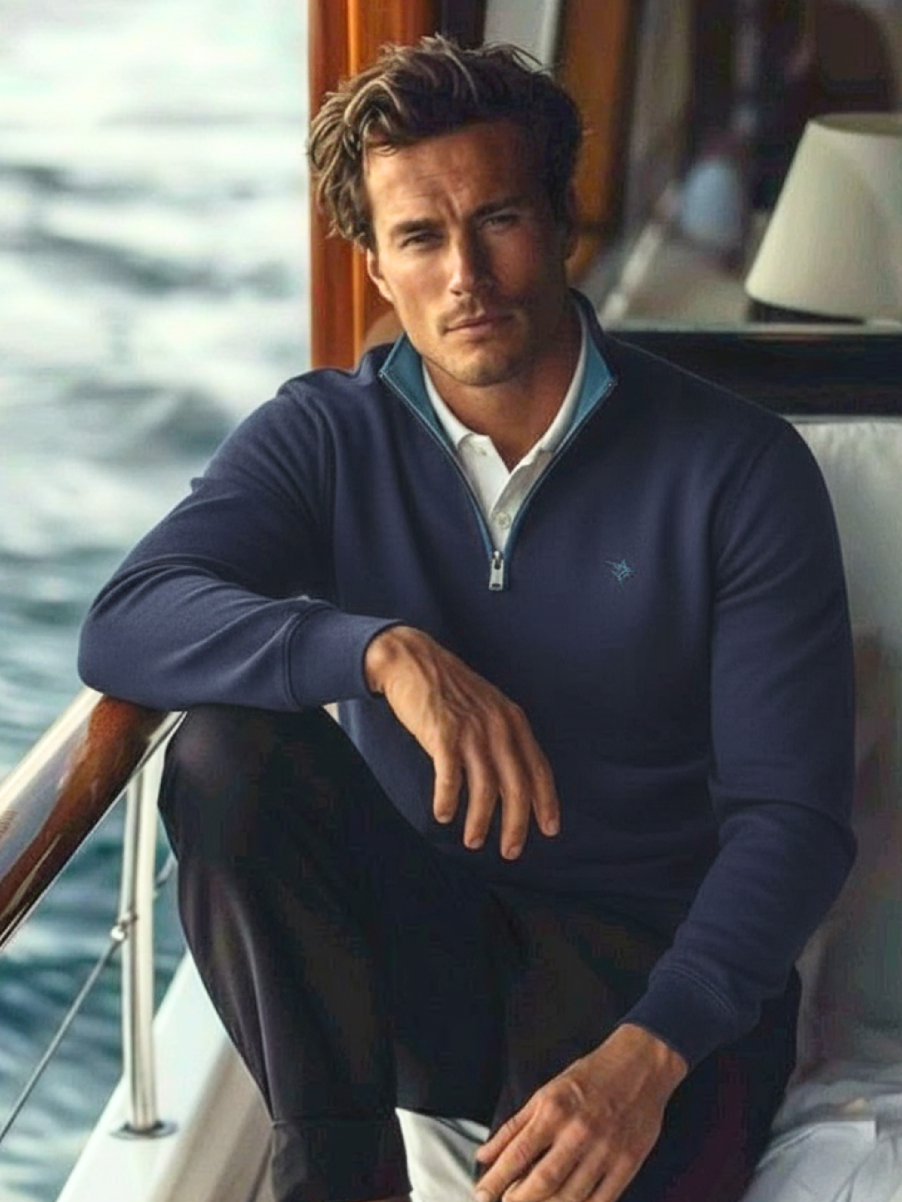 Turnberry Quarter Zip Smooth Knit