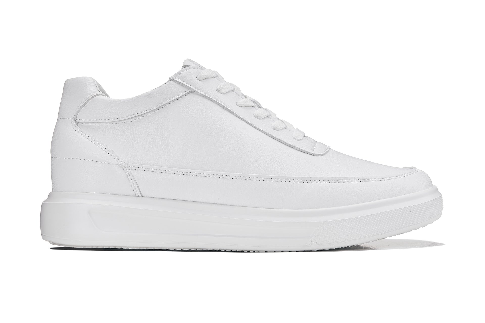 CALTO - X1647 - 2.8 Inches Taller (White) - Lightweight Sneakers