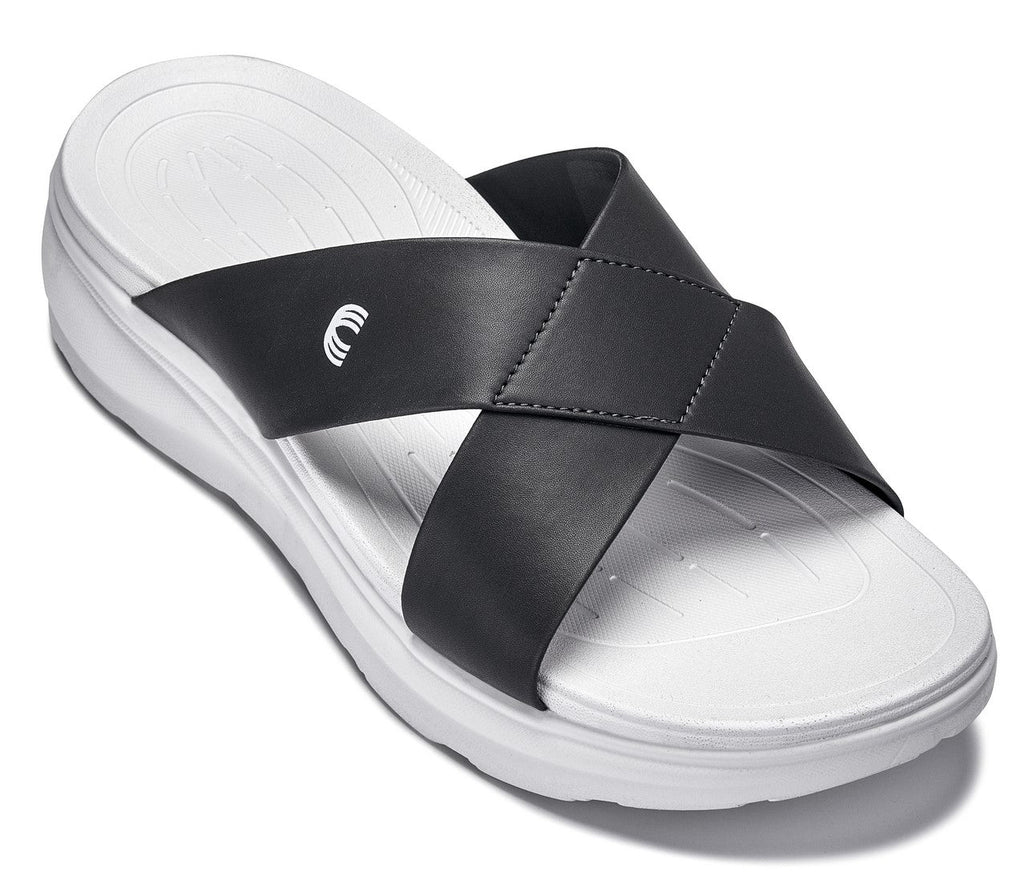 CALTO - X1654 - 2 Inches Taller (White/Matte Steel Grey)