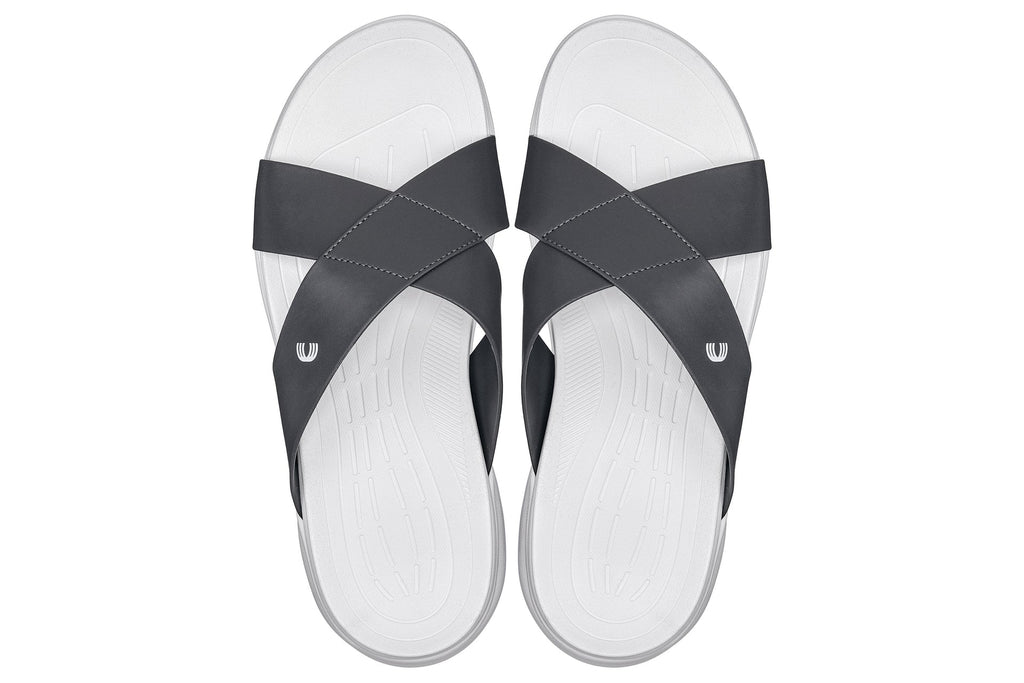 CALTO - X1654 - 2 Inches Taller (White/Matte Steel Grey)