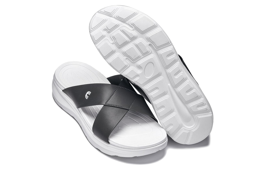 CALTO - X1654 - 2 Inches Taller (White/Matte Steel Grey)