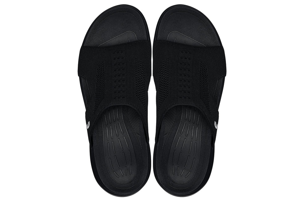 CALTO - X1657 - 2 Inches Taller (Black/Knitted Black)