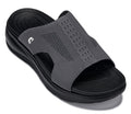 CALTO - X1658 - 2 Inches Taller (Black/Knitted Dark Gray)