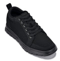 Men's Black Lace Up Casual Sneaker Lightweight X2320