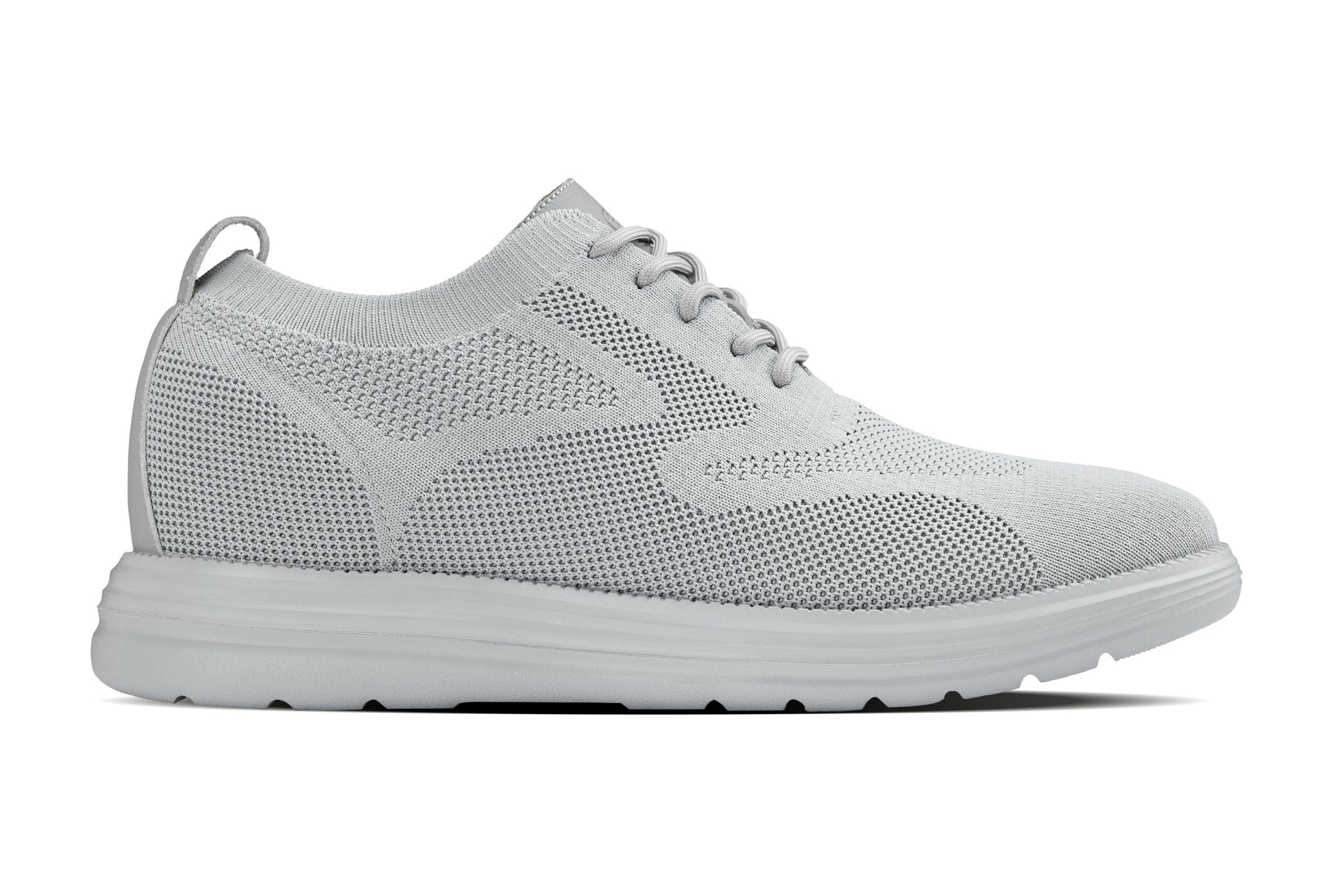 Men's Pewter & Light Grey Lace Up Casual Walker Lightweight X2640