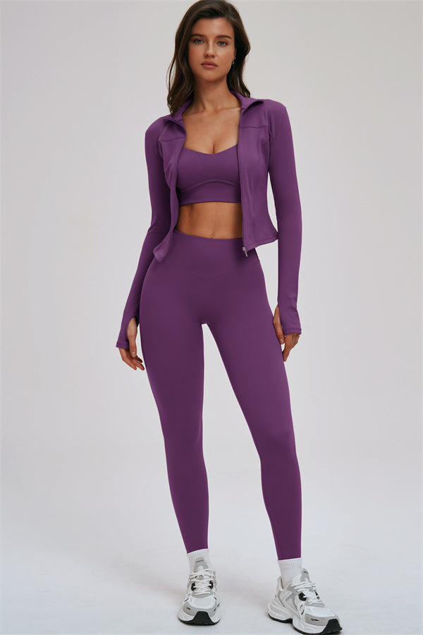 Kinetic Cross Back High Support Sports Bra