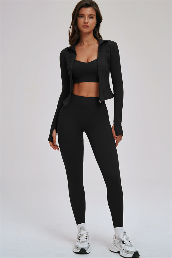 Kinetic Cross Back High Support Sports Bra