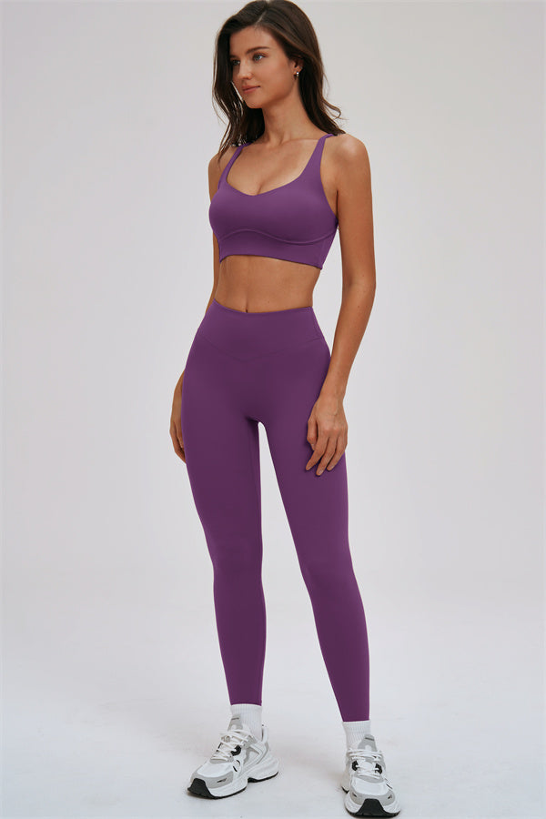 Kinetic Cross Back High Support Sports Bra