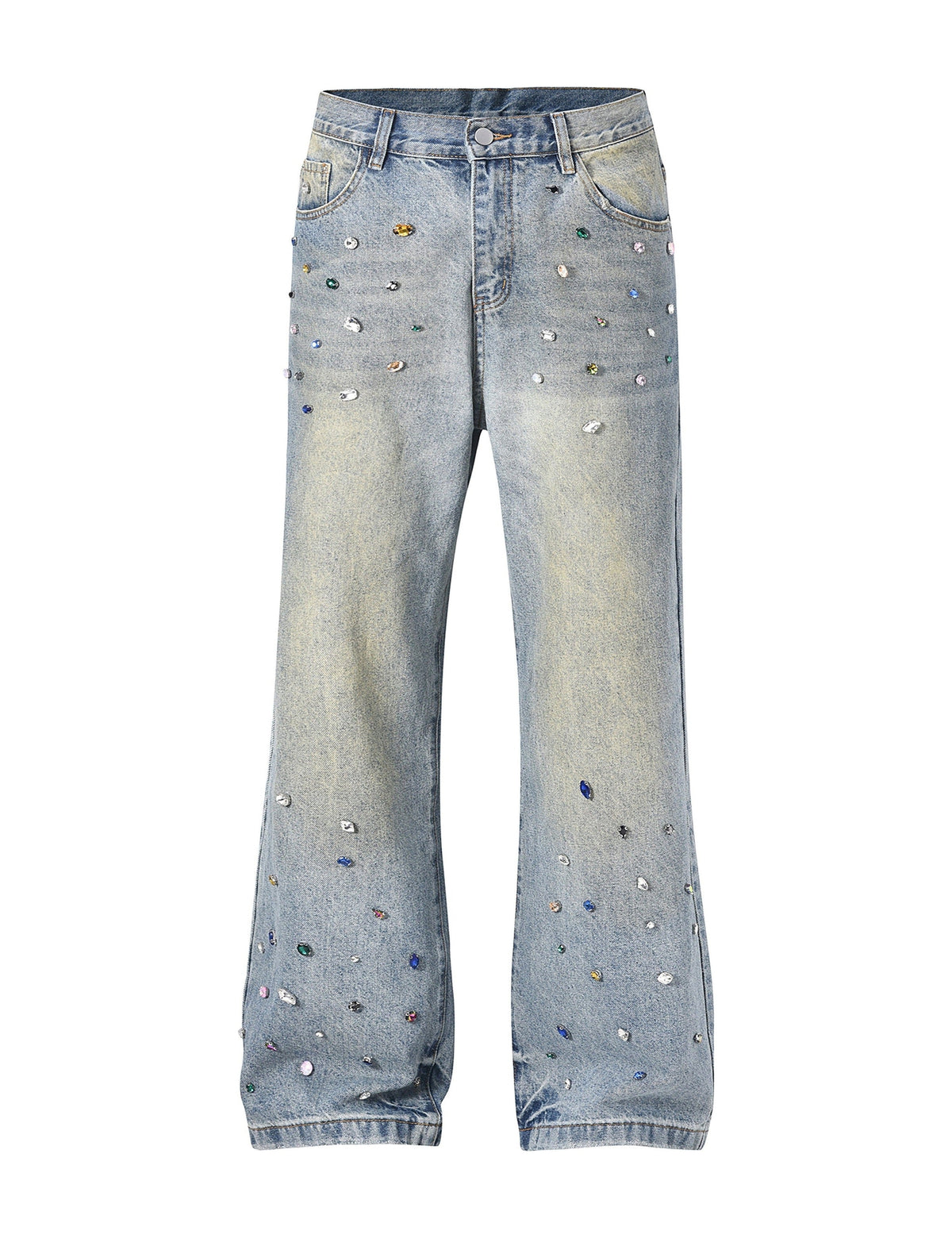 AZUL COLORED GEMSTONE DENIM