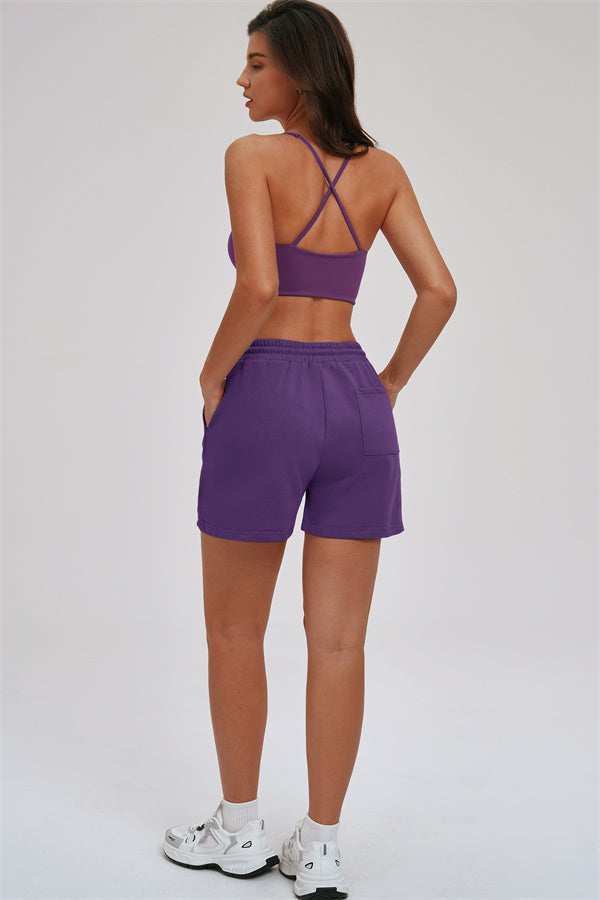 Kinetic Cross Back High Support Sports Bra