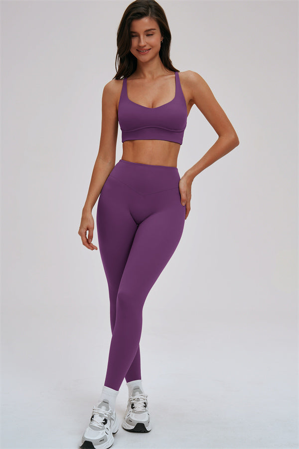 Kinetic Cross Back High Support Sports Bra
