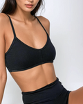 Wireless Bralette - Cloud Set Black