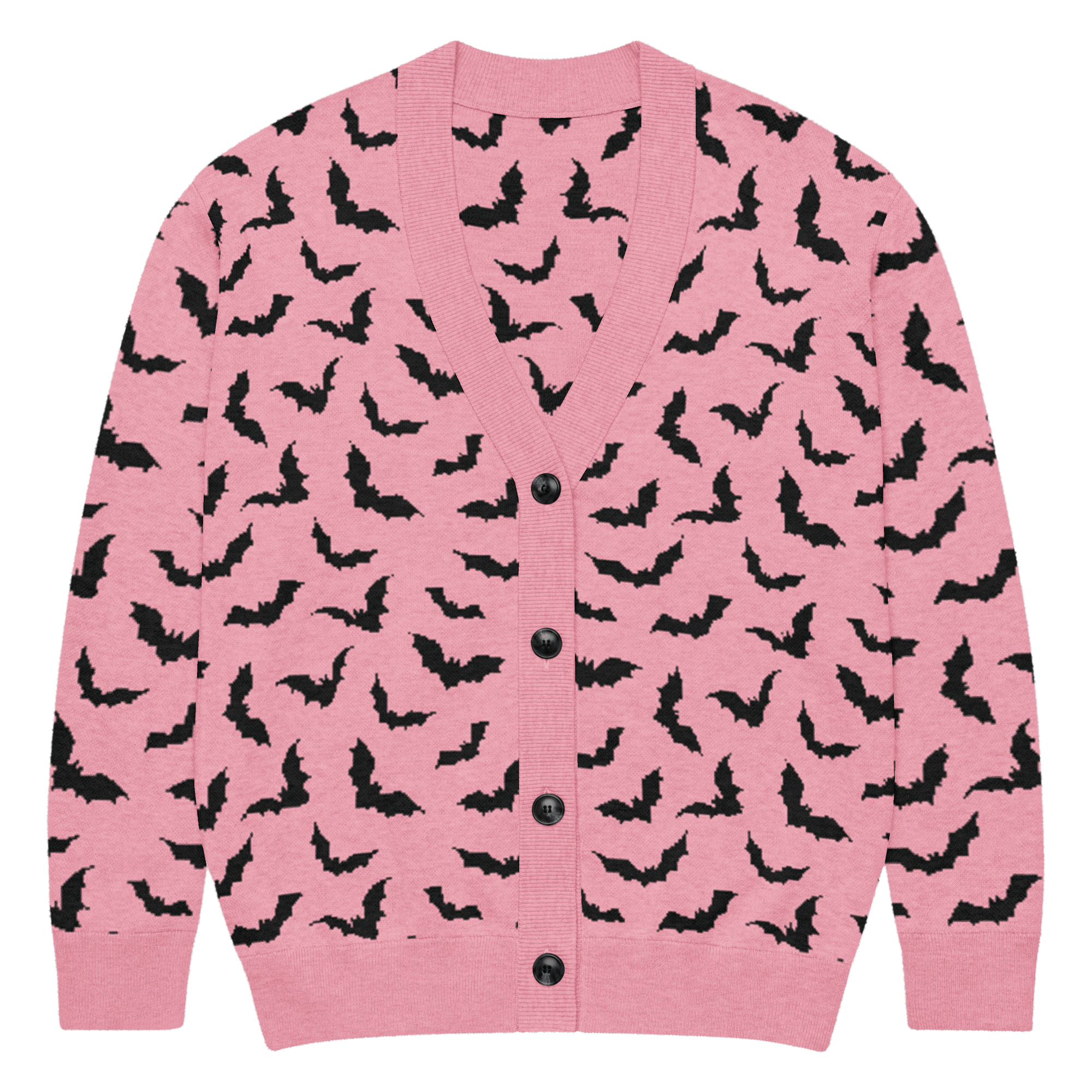 Bubblegum Bats Knit Cardigan