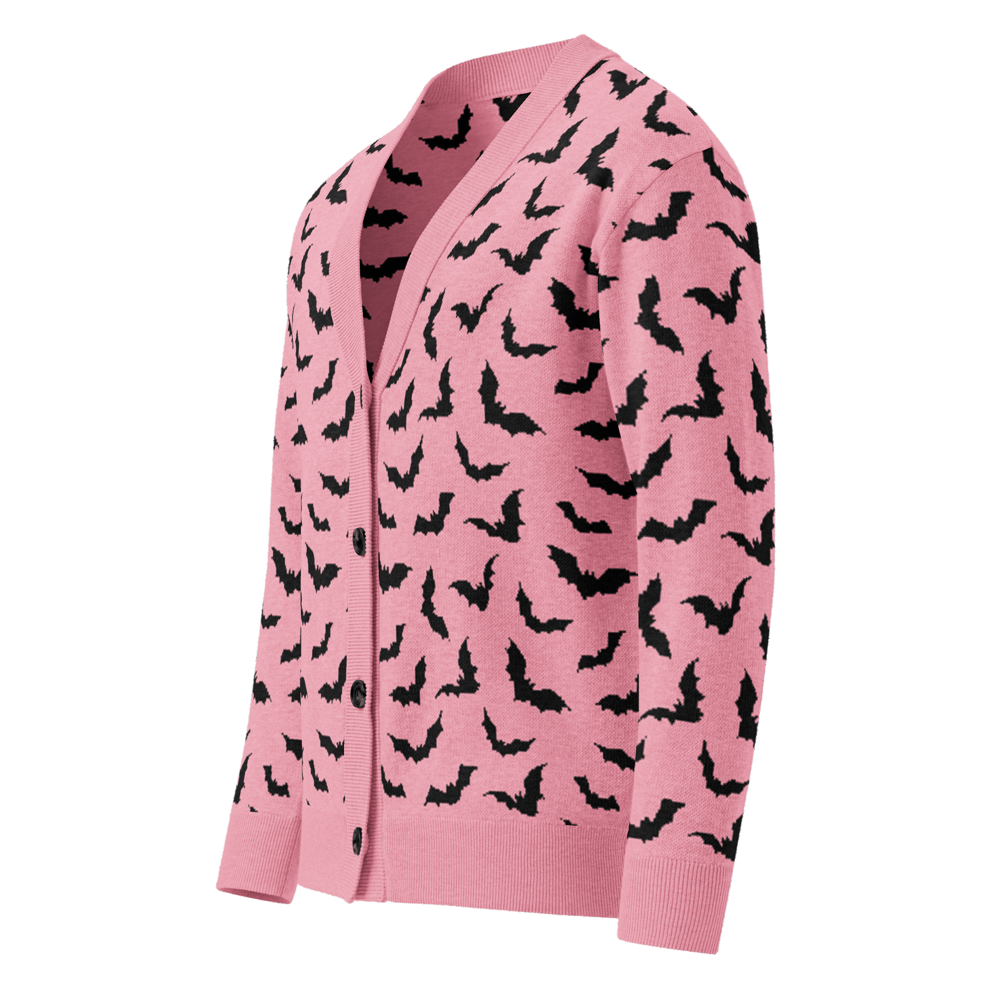 Bubblegum Bats Knit Cardigan