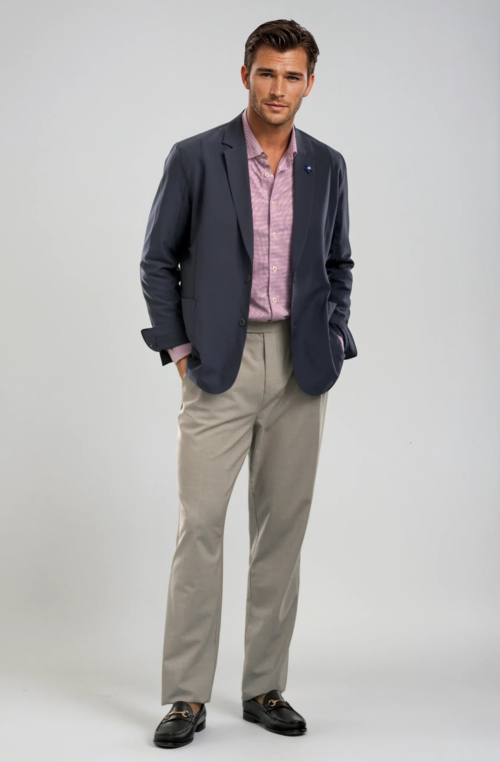 Buki Tech Travel Blazer - Navy