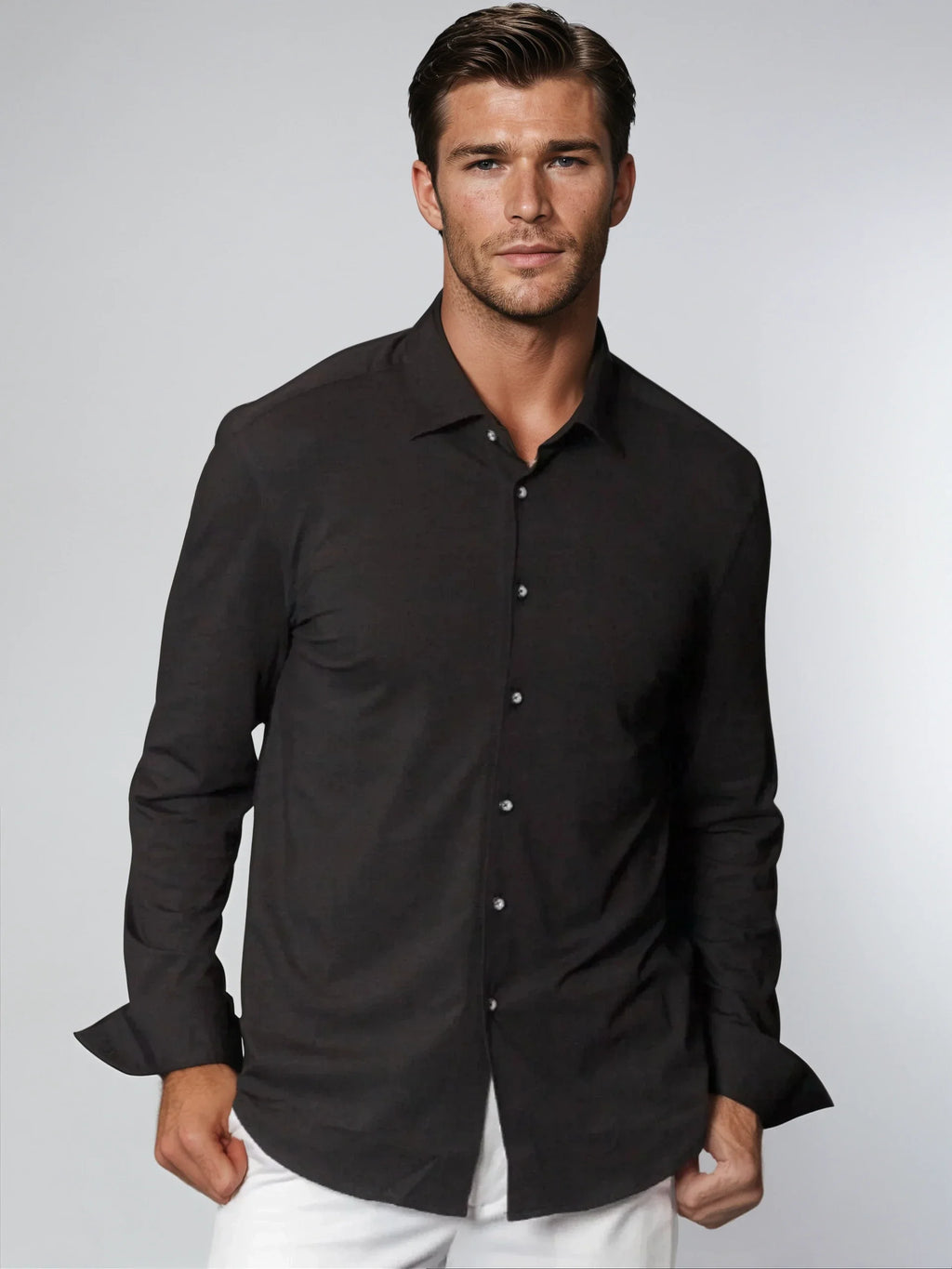 Buki Cinqo 'Single Shot' Long Sleeve Shirt - Black