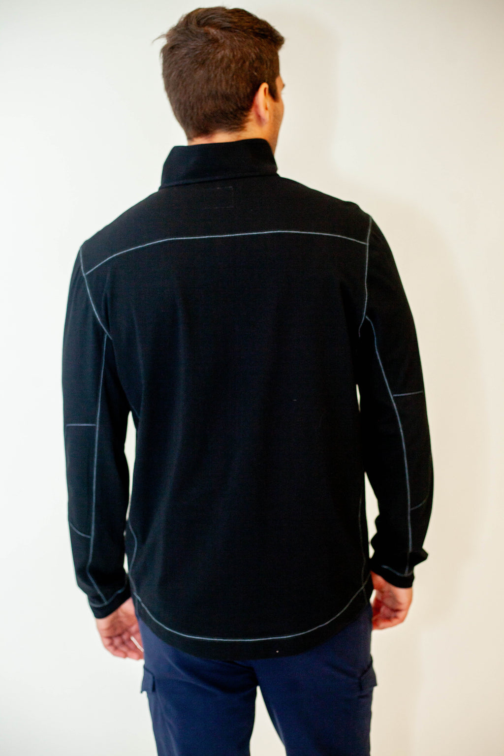 Cinqo Travel Half Zip 2-Pack - Black/White