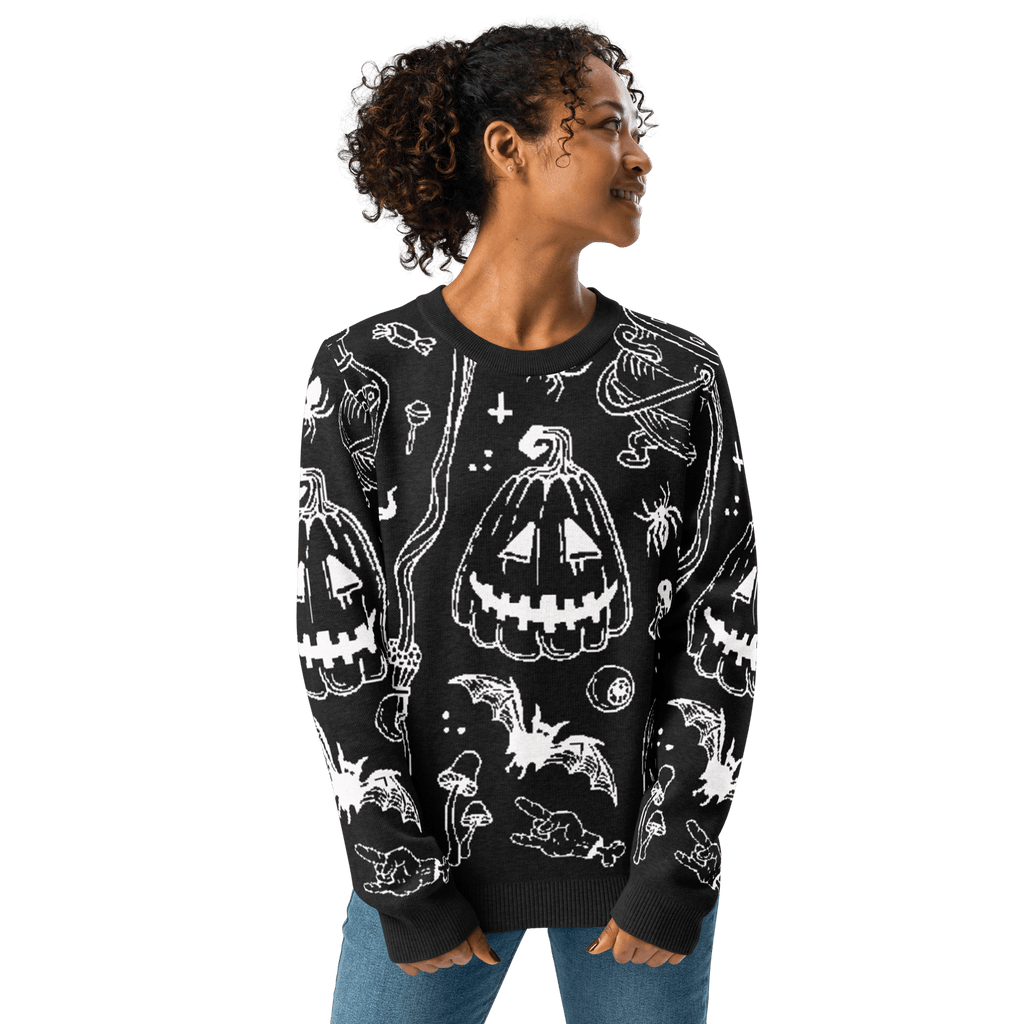 Cozy Creep Knit Crewneck Sweater