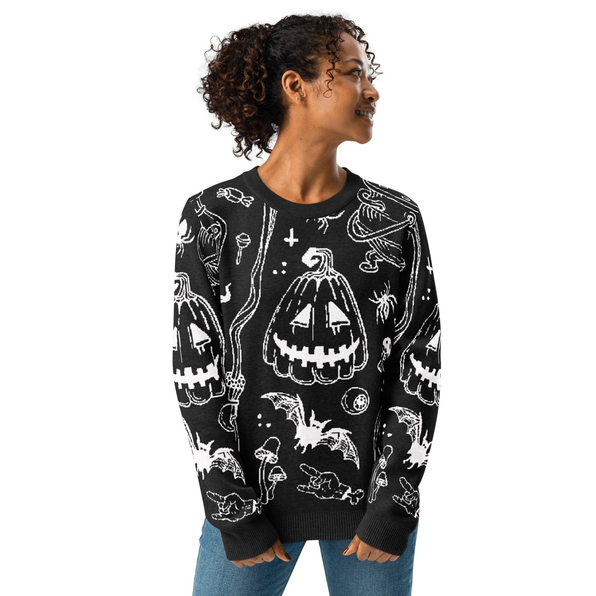 Cozy Creep Knit Crewneck Sweater