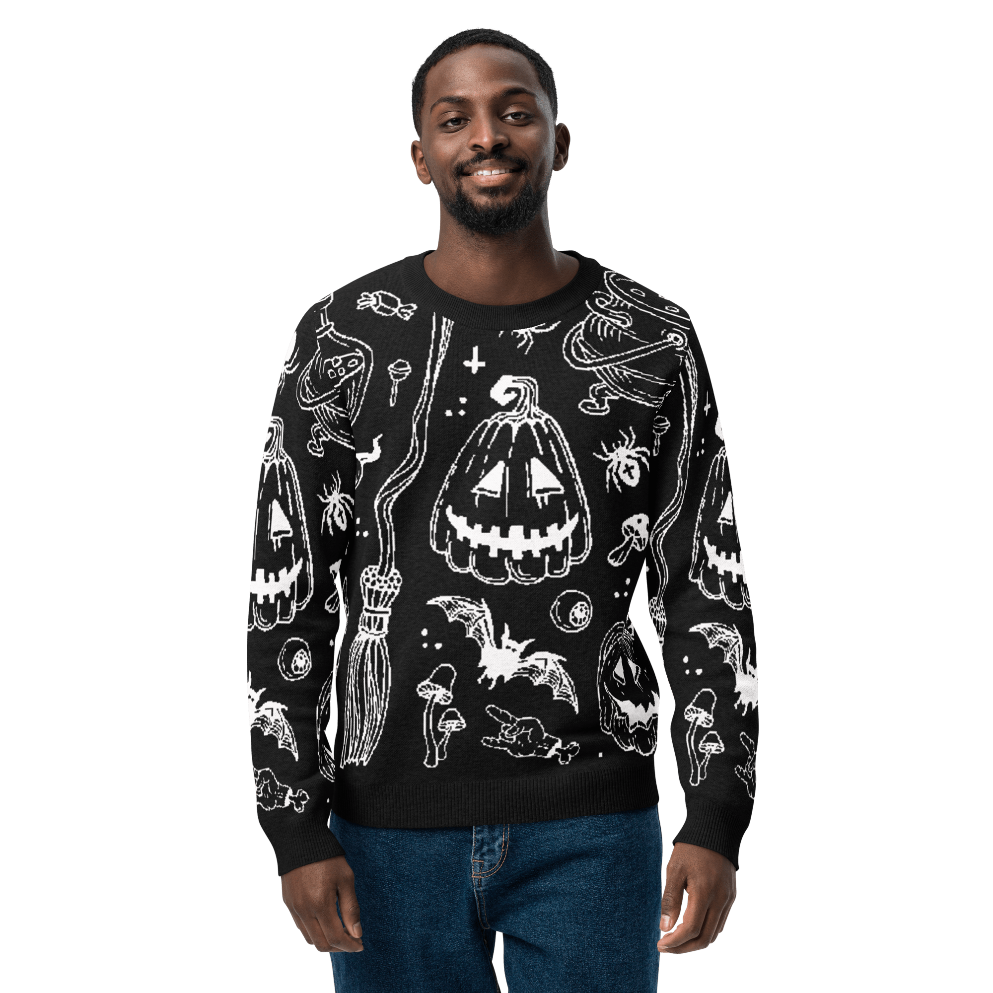 Cozy Creep Knit Crewneck Sweater