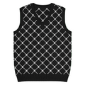 Crossbones Knit V-Neck Vest