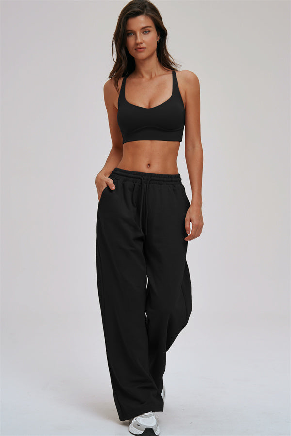 Kinetic Cross Back High Support Sports Bra
