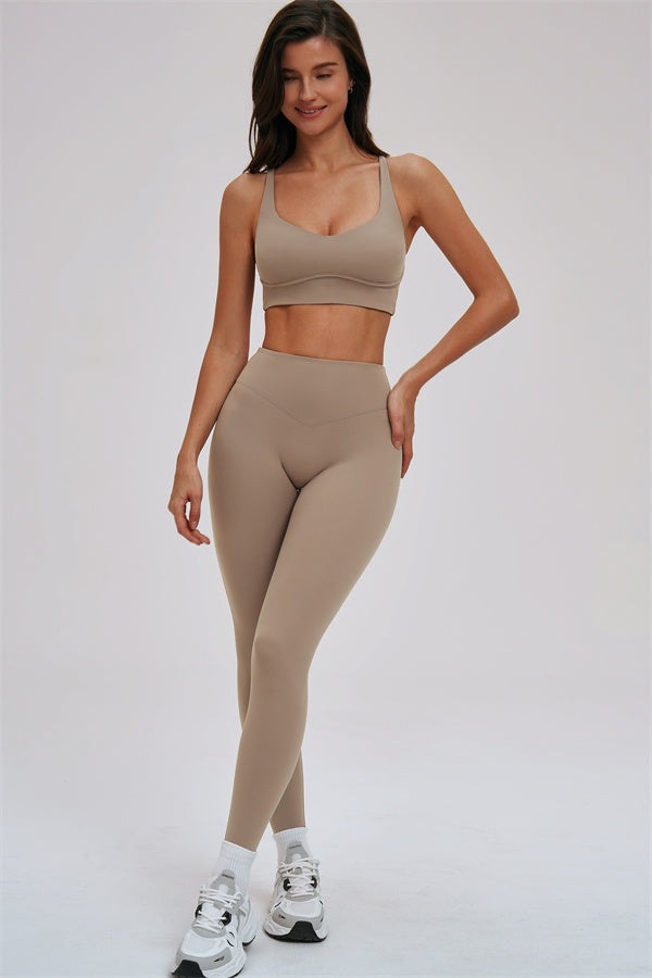 Kinetic Cross Back High Support Sports Bra