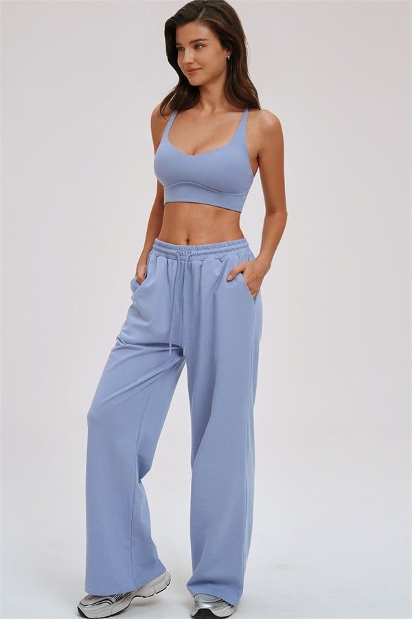 Kinetic Cross Back High Support Sports Bra