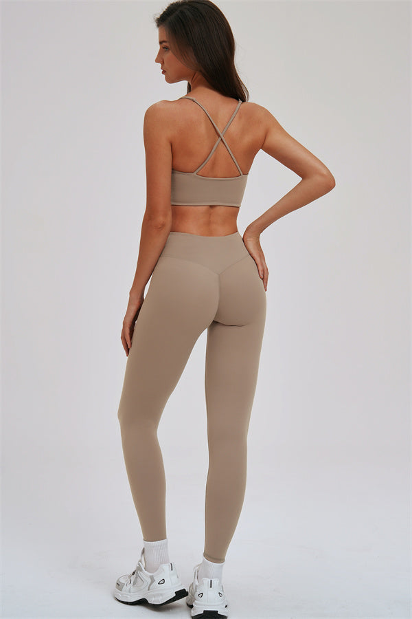 Kinetic Cross Back High Support Sports Bra