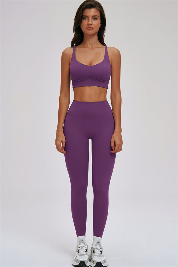 Kinetic Cross Back High Support Sports Bra