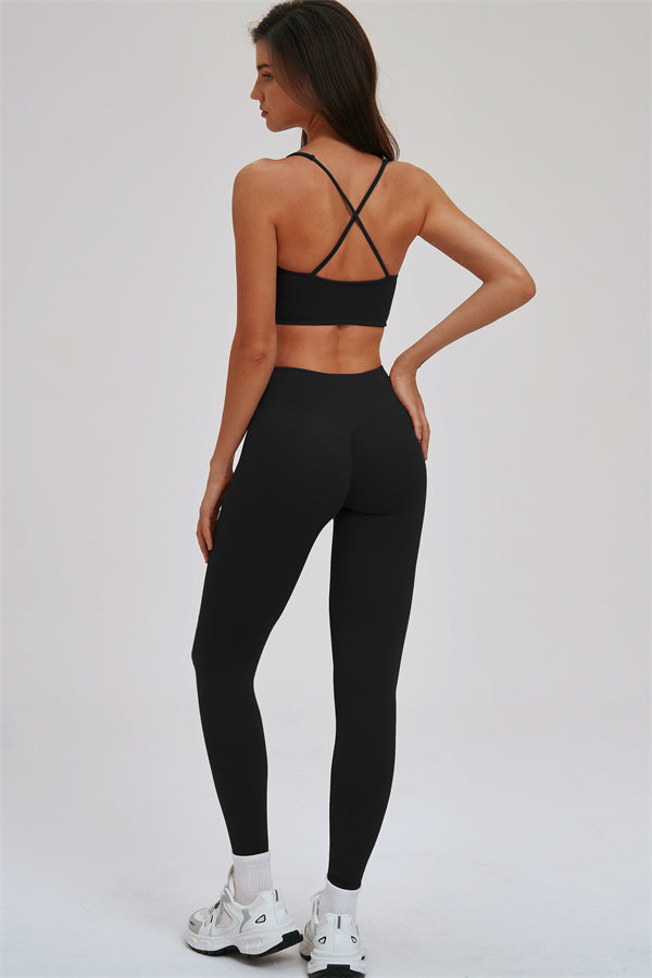Kinetic Cross Back High Support Sports Bra