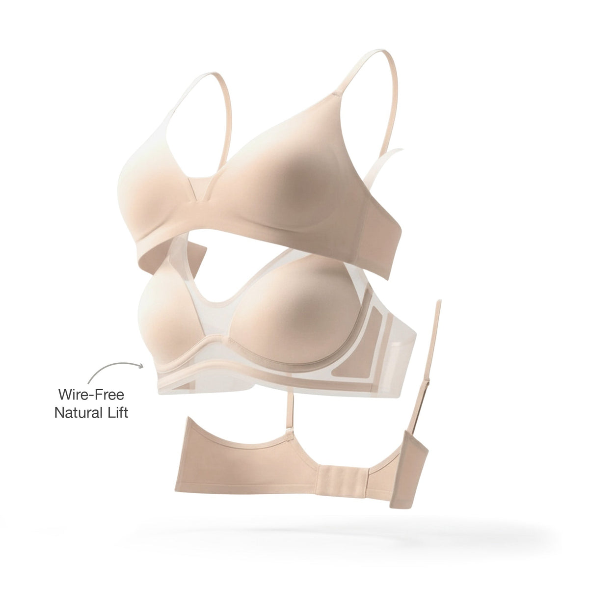 INVISIBLE JellyLift Bra - Seamless Wire-free