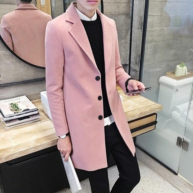 Luxury Simple Overcoat Long Oversized Coat Jacket