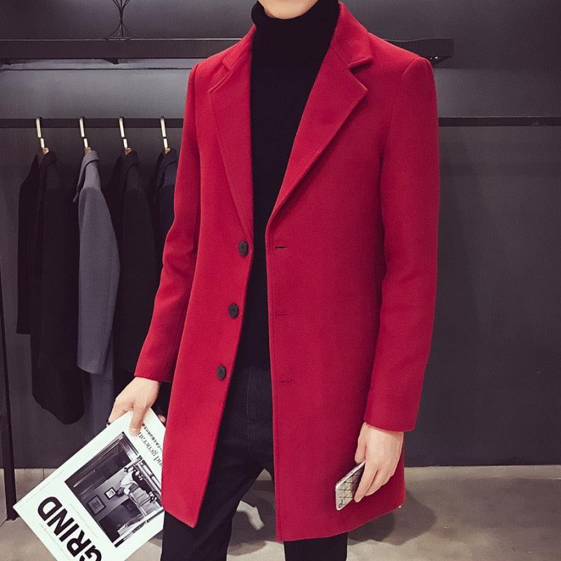 Luxury Simple Overcoat Long Oversized Coat Jacket