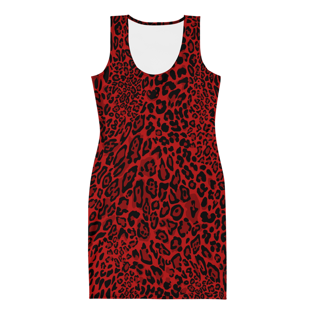 Fire Feline Bodycon Dress