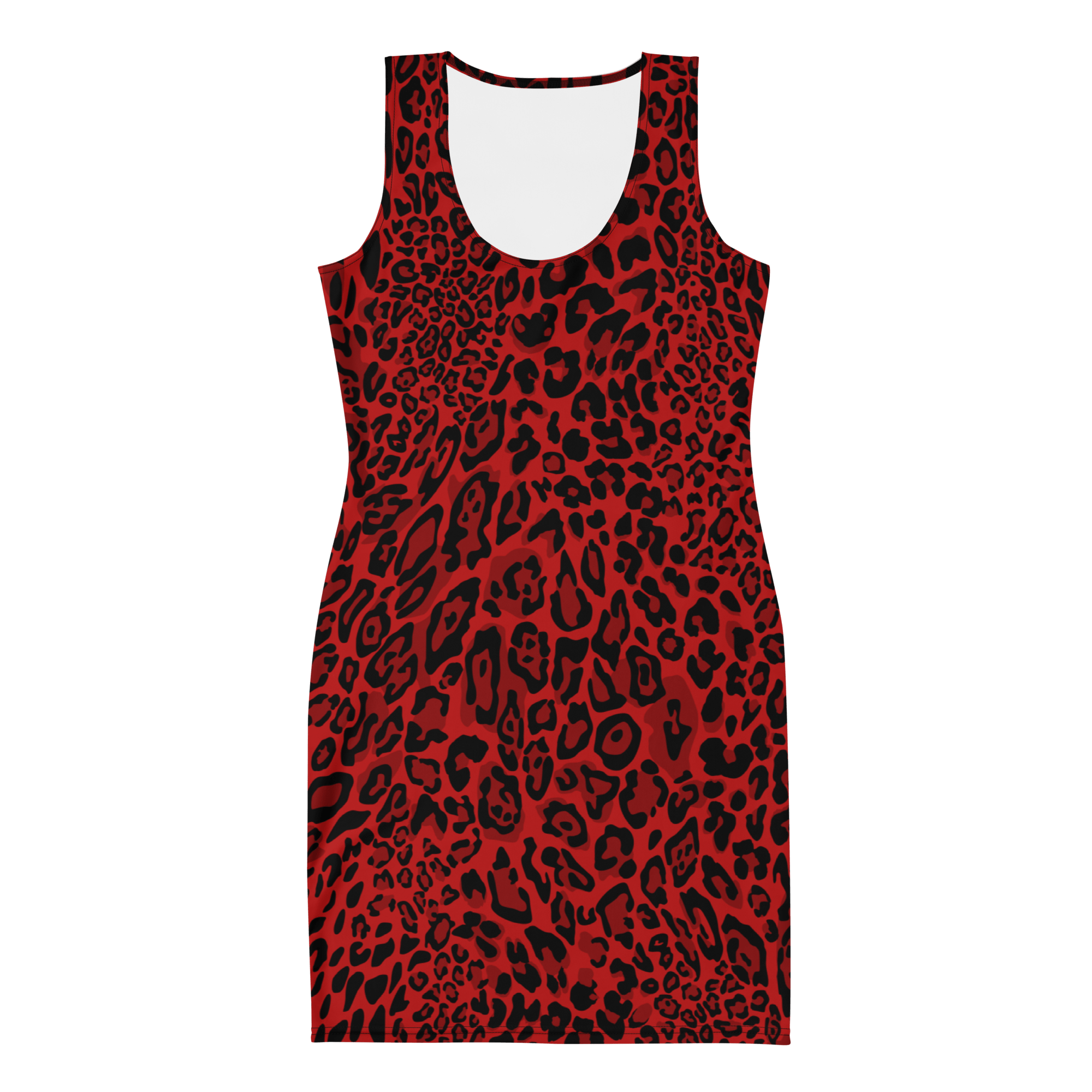 Fire Feline Bodycon Dress