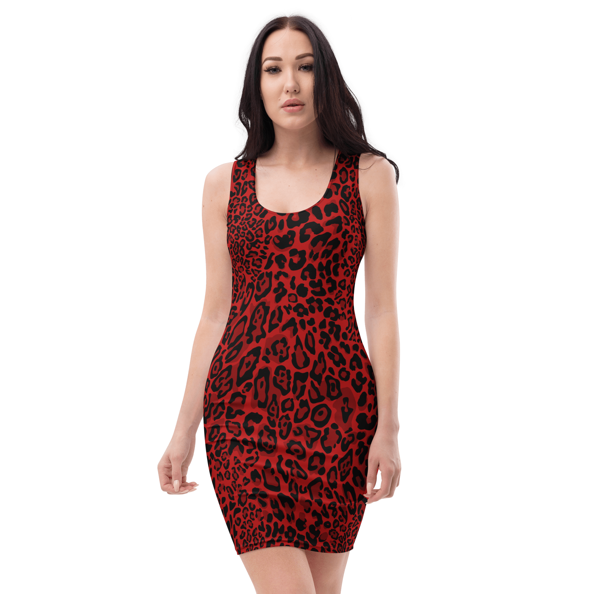 Fire Feline Bodycon Dress