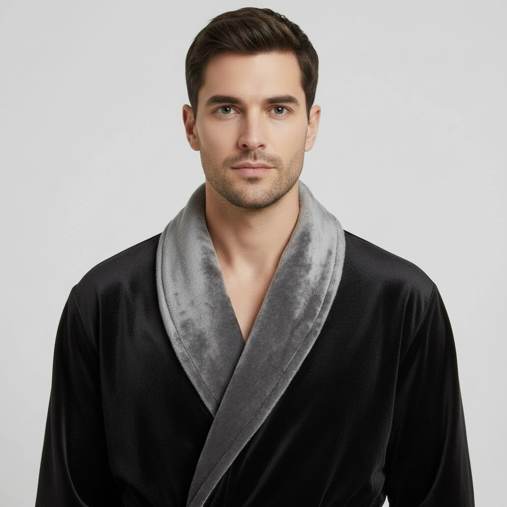 Cozy Men's Plush Robes – Built for Comfort, Designed to Last with available Personalization Add-on