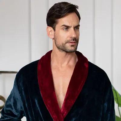 Cozy Men's Plush Robes – Built for Comfort, Designed to Last with available Personalization Add-on