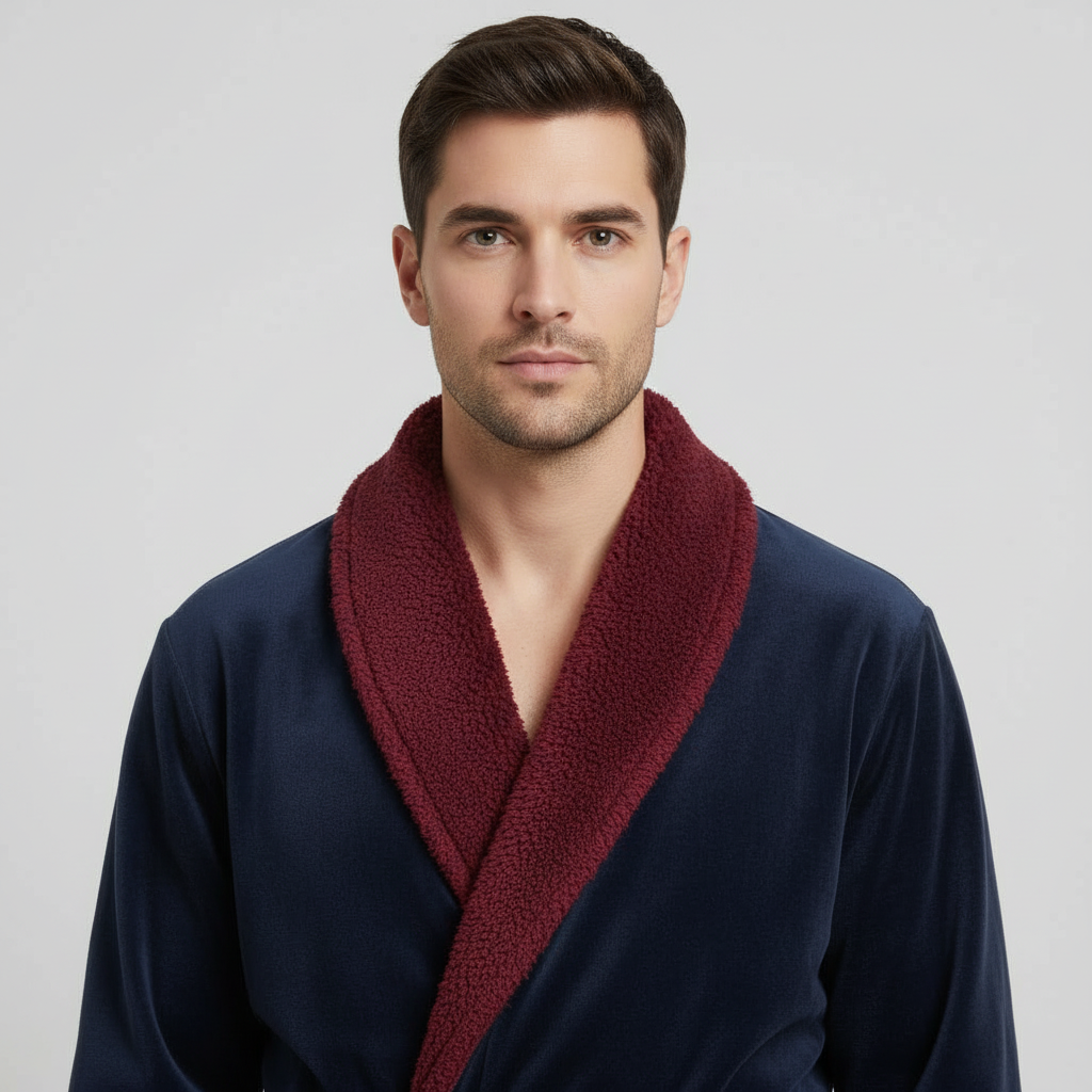 Cozy Men's Plush Robes – Built for Comfort, Designed to Last with available Personalization Add-on