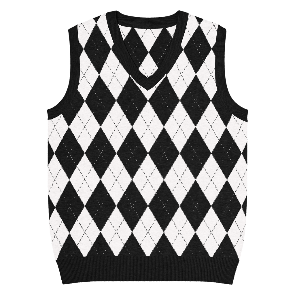 Carnival Chic Knit V-Neck Vest