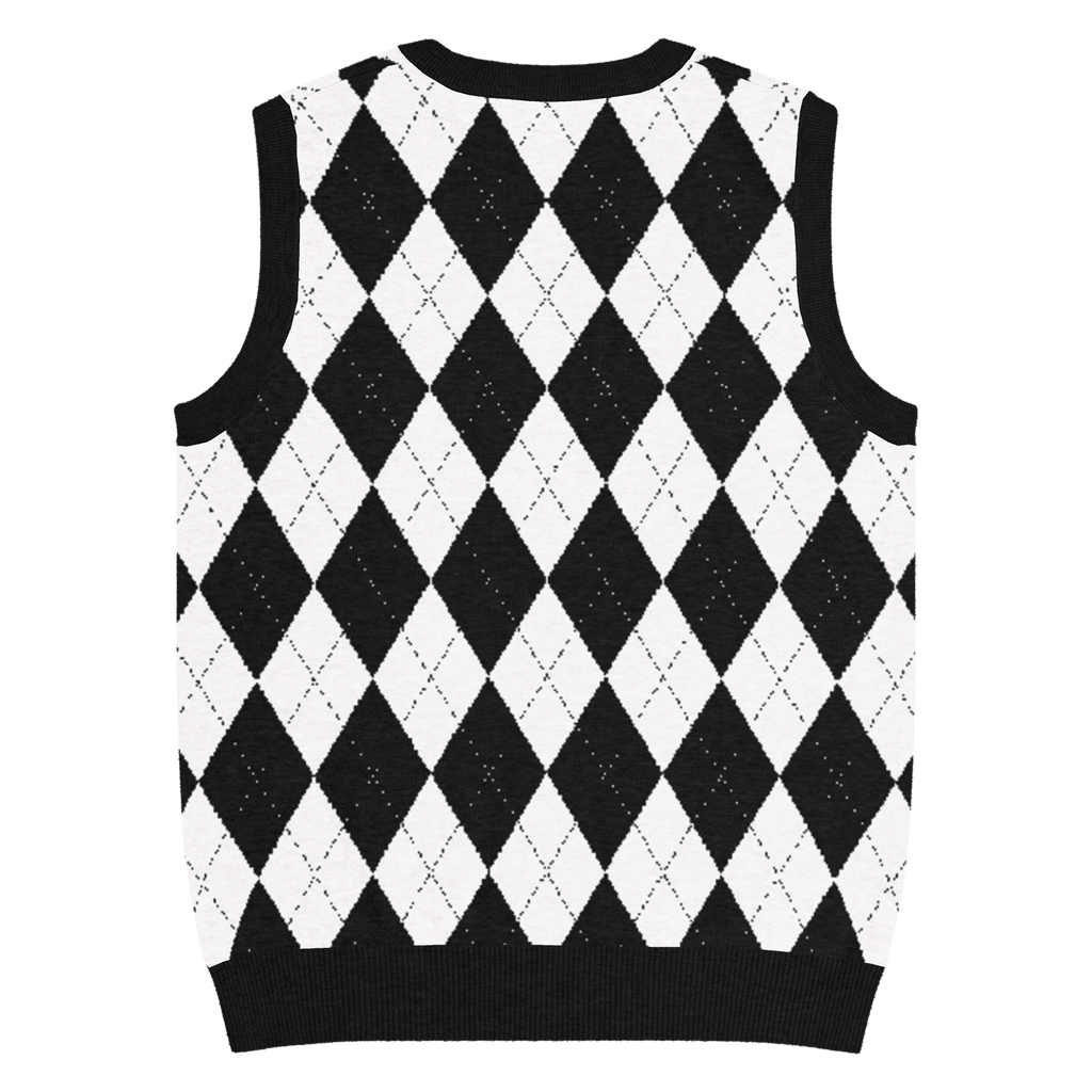 Carnival Chic Knit V-Neck Vest