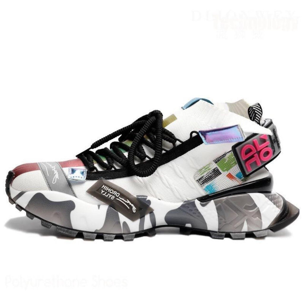 Men's Sneakers: Platform, Breathable, Comfortable, Sock Shoes for Walking and Running