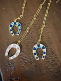 large horseshoe pendants